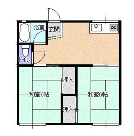 コーポ古川の物件間取画像